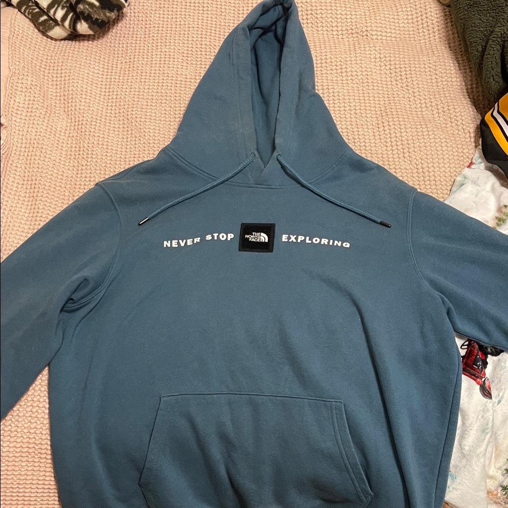 The North Face Men's Hoodie in Slate Blue